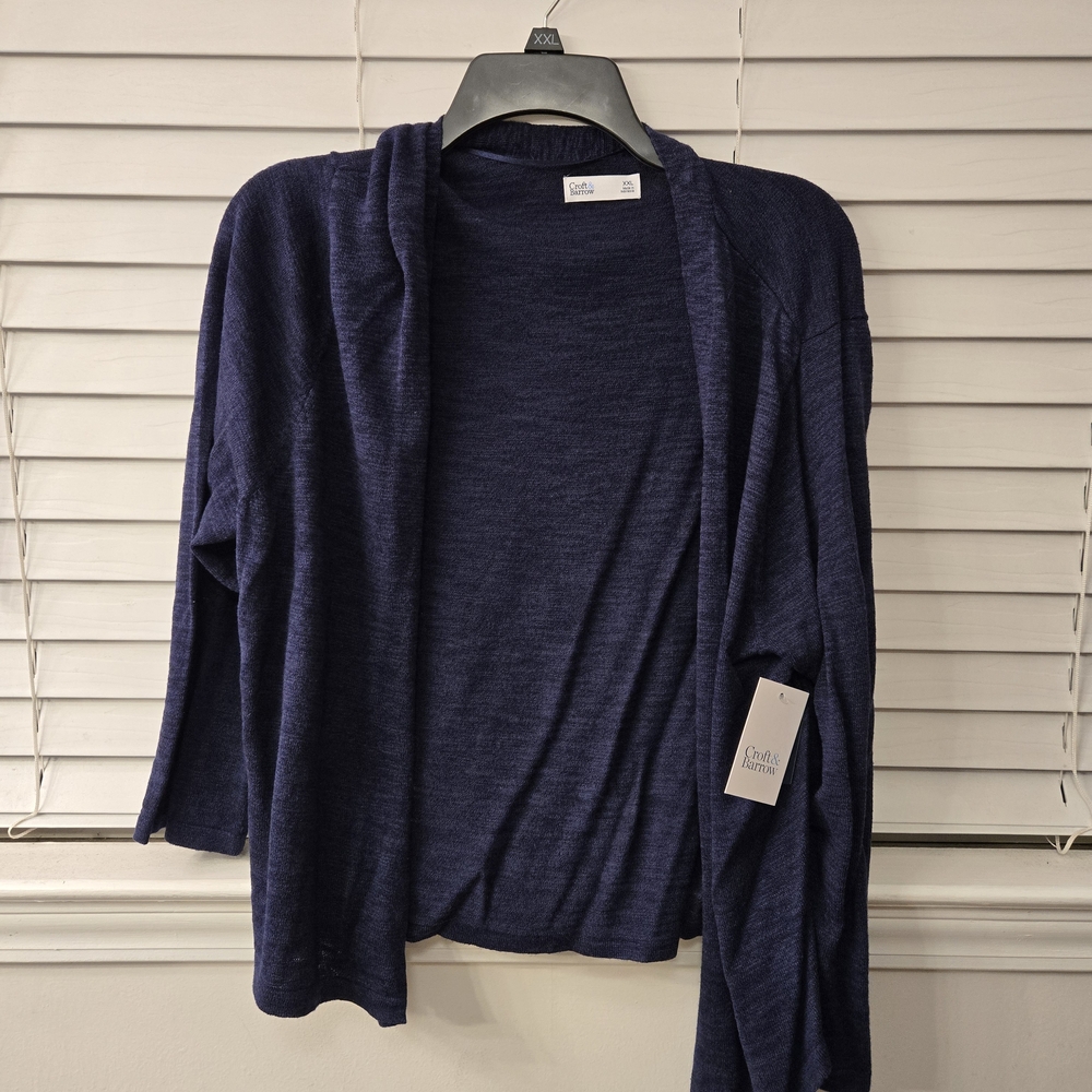 Croft & Barrow Women's Deep Blue Cardigan